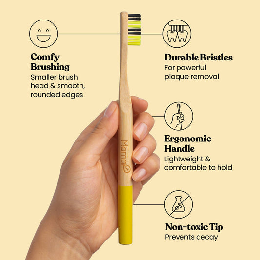 Bamboo Toothbrushes for a Cause: Save The Bees (Soft)