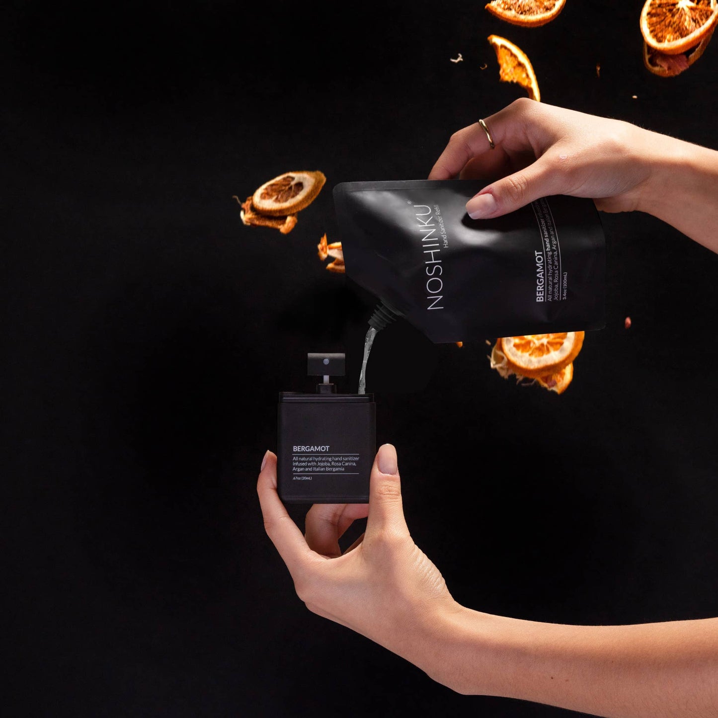 Refillable Hand Sanitizer - Bergamot