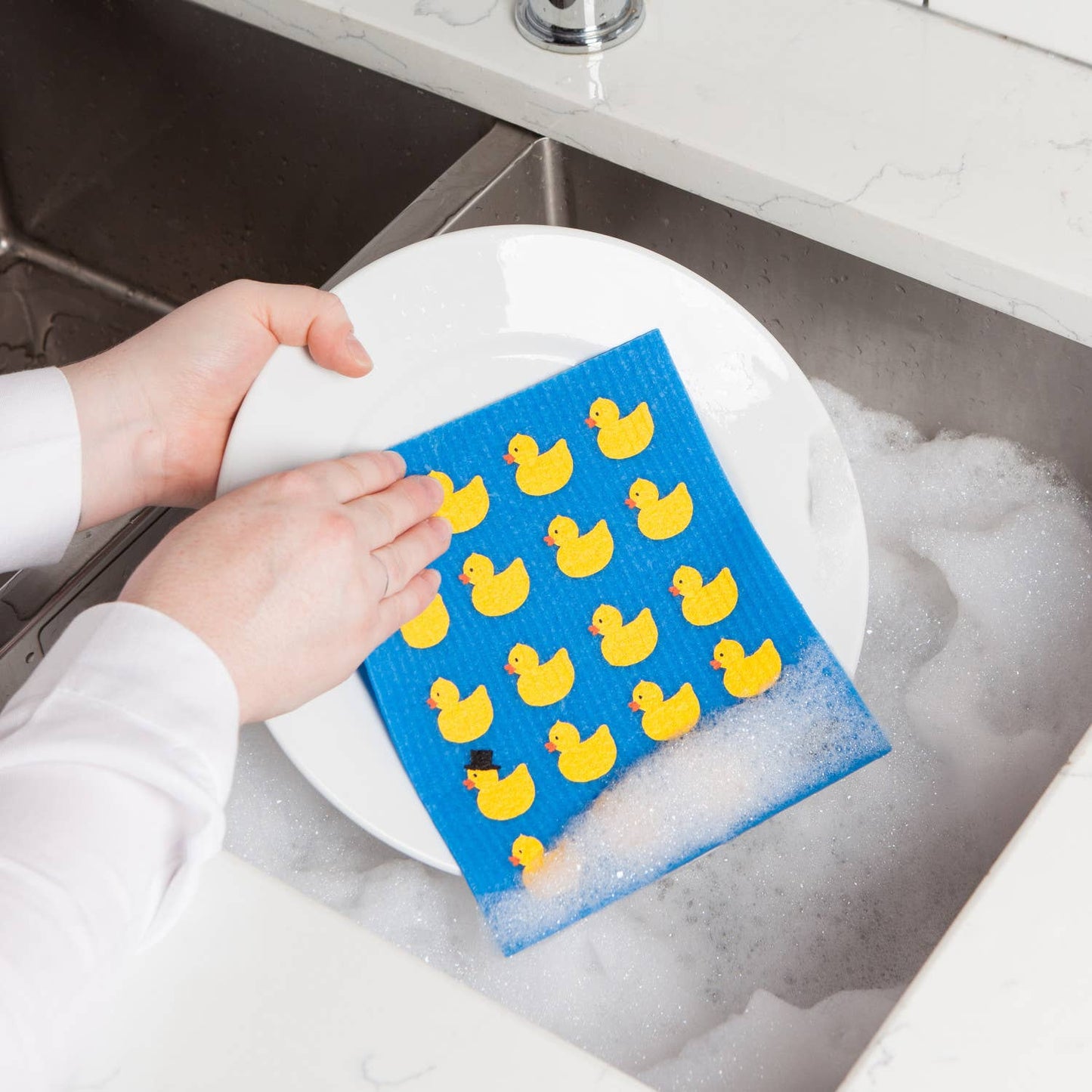 Eco Dishcloth - Rubber Duckies