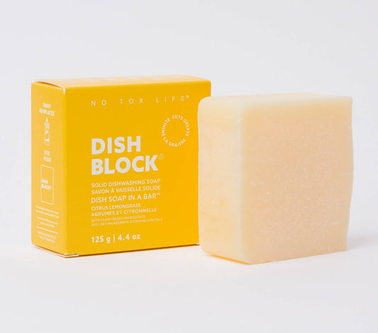 DISH BLOCK® Solid Dish Soap Bar - Citrus Lemongrass