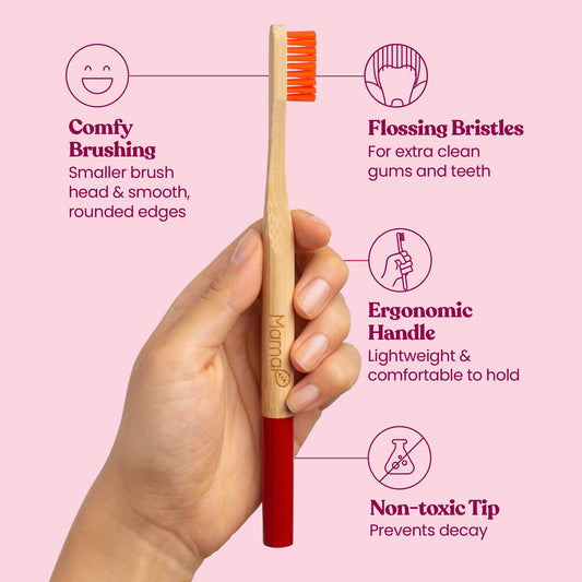 Bamboo Toothbrush for a Cause: Empowering Women (Medium)