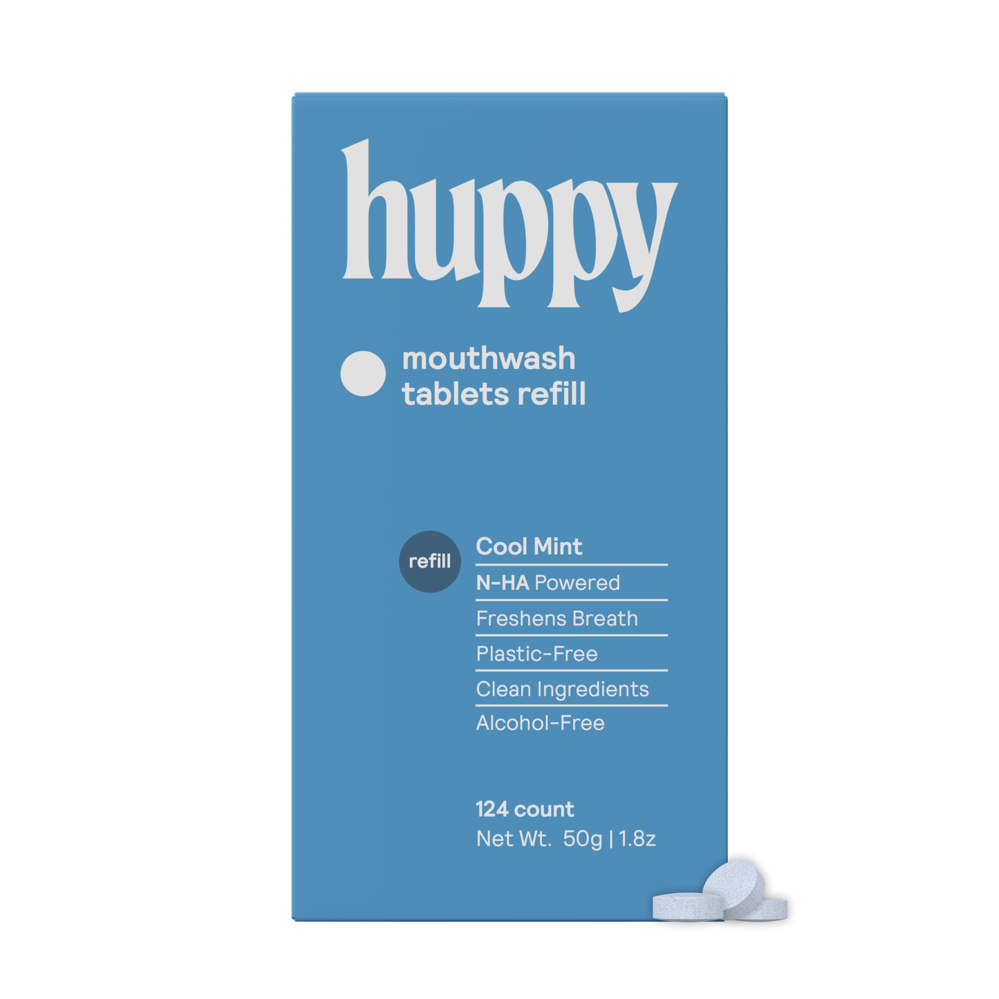 Alcohol-Free & Fluoride-Free Mouthwash Tablets