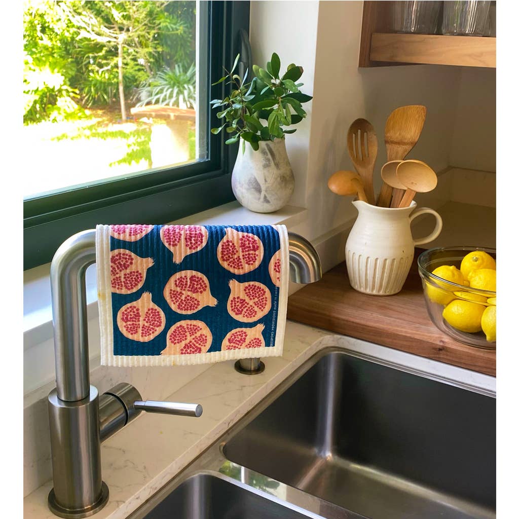 Eco Dishcloth - Pomegranates