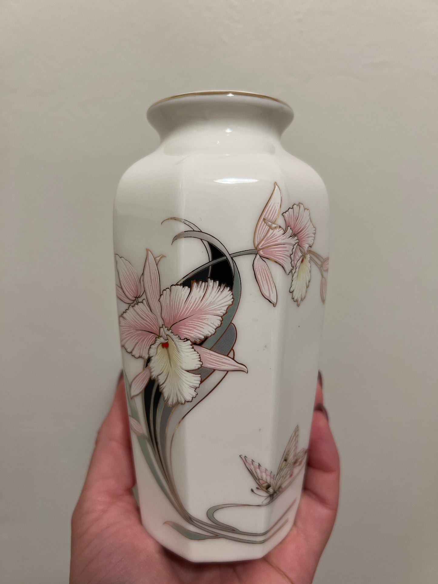 Floral Japanese Vase