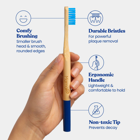 Bamboo Toothbrush for a Cause: Blue Ocean Conservation (Soft)