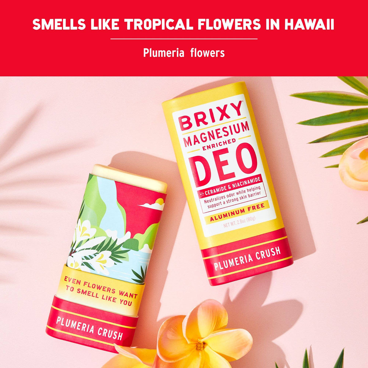 Aluminum Free Deodorant-Plumeria