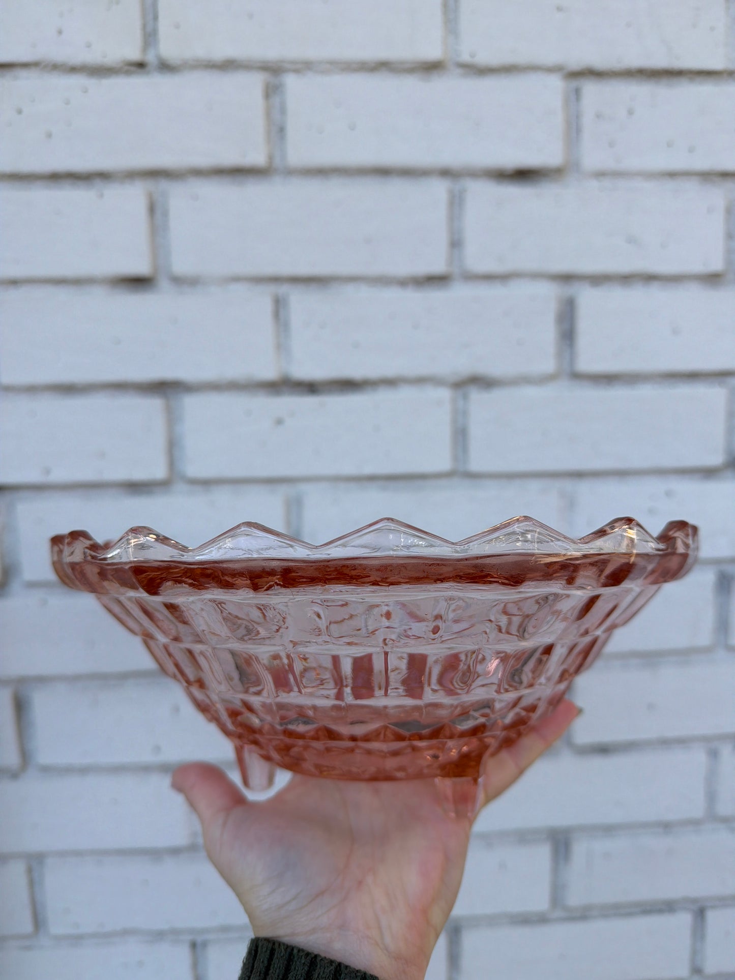Pink Glass Bowl