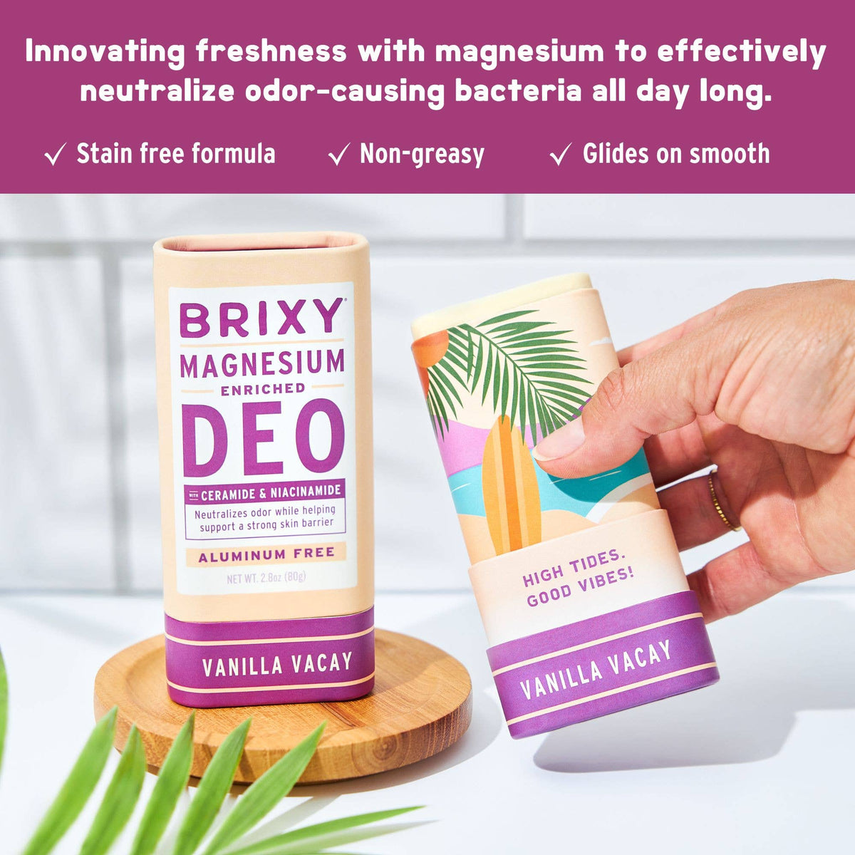 Aluminum Free Deodorant-Vanilla Vacay