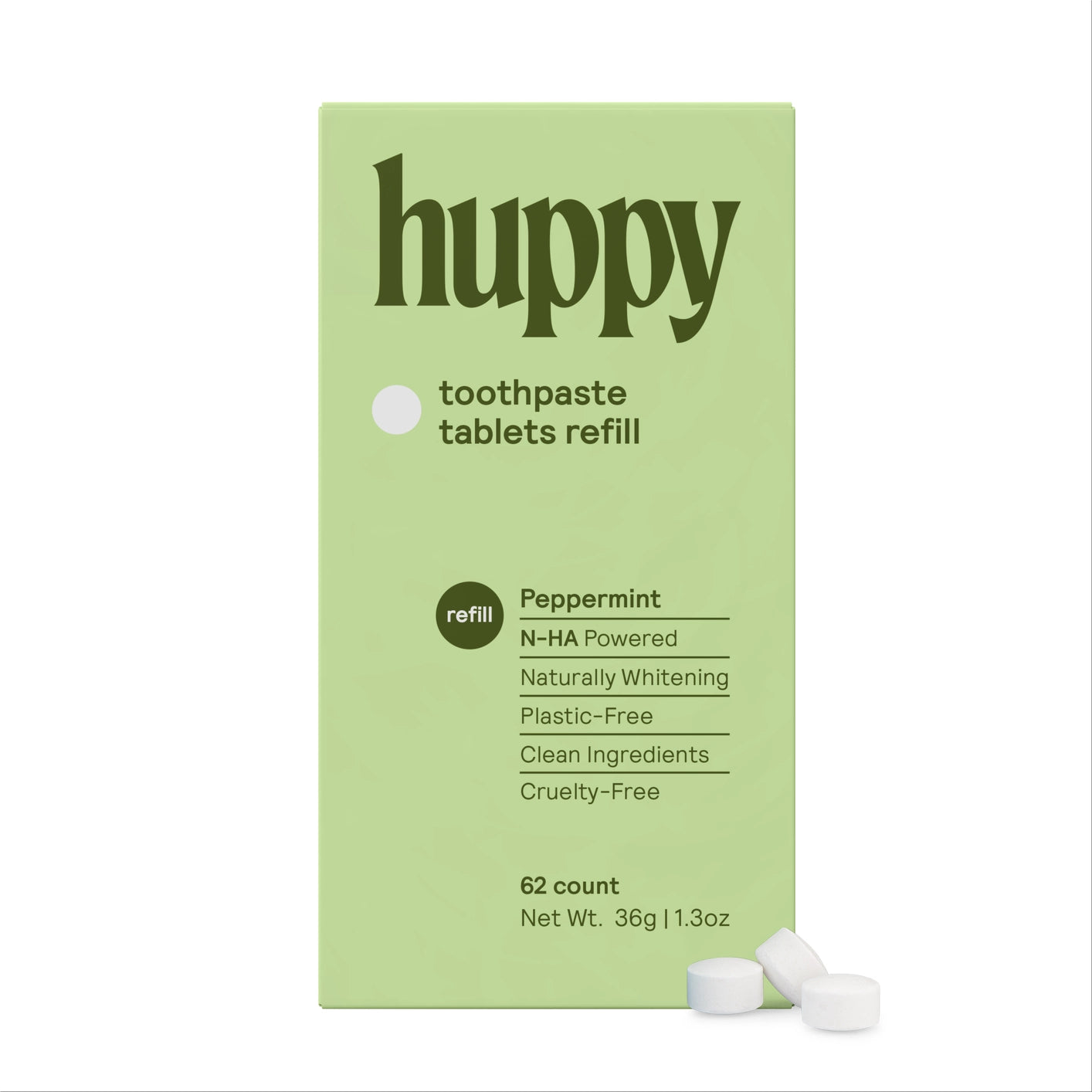 Fluoride-Free Toothpaste Tablets - Peppermint