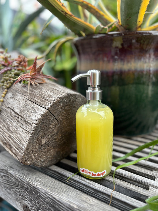 16oz Glass Soap Bottle