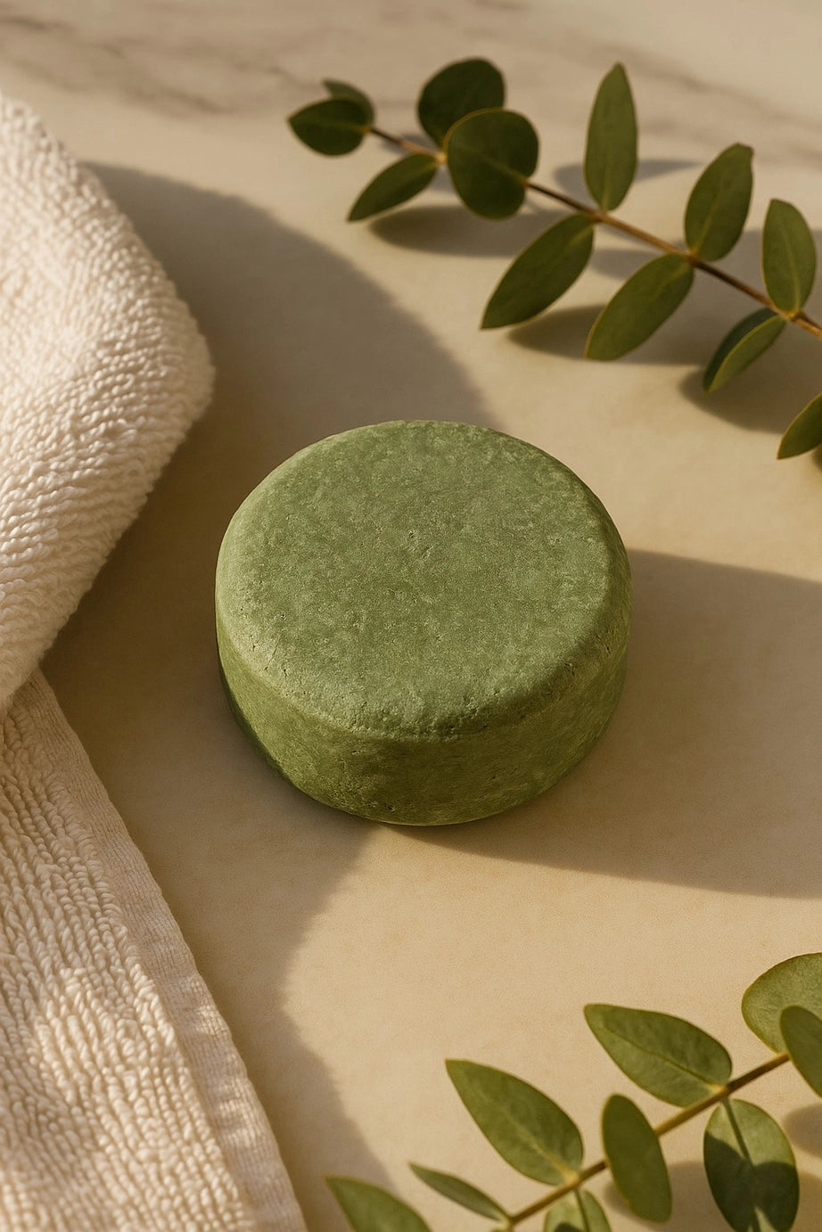 Clementine Solid Shampoo Bar for Curls-Moisturizing Wash