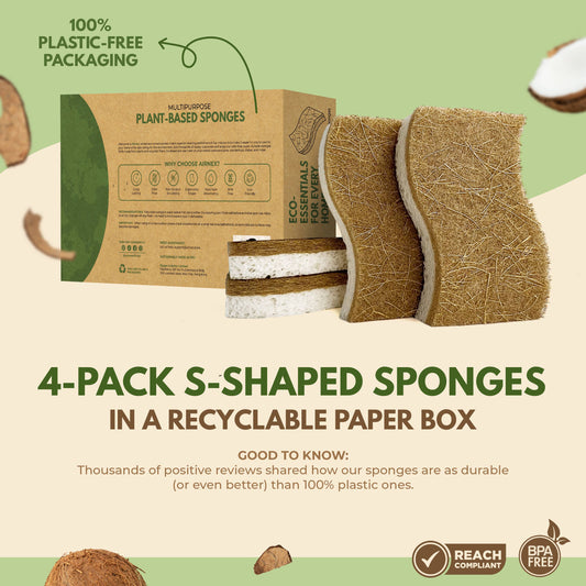 4-Pk Eco-Sponges