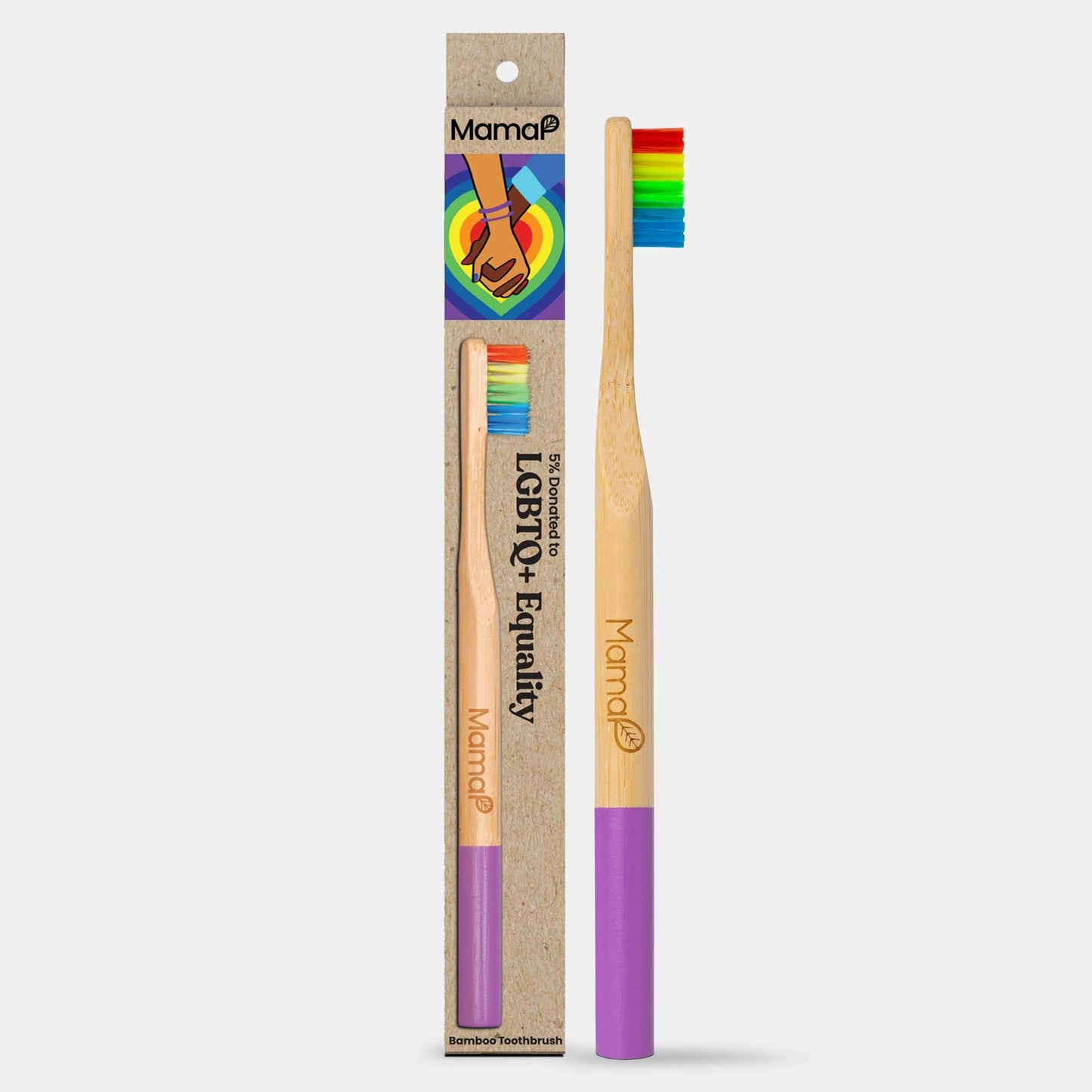 Bamboo Toothbrush for a Cause: LGBTQ Equality (Medium)