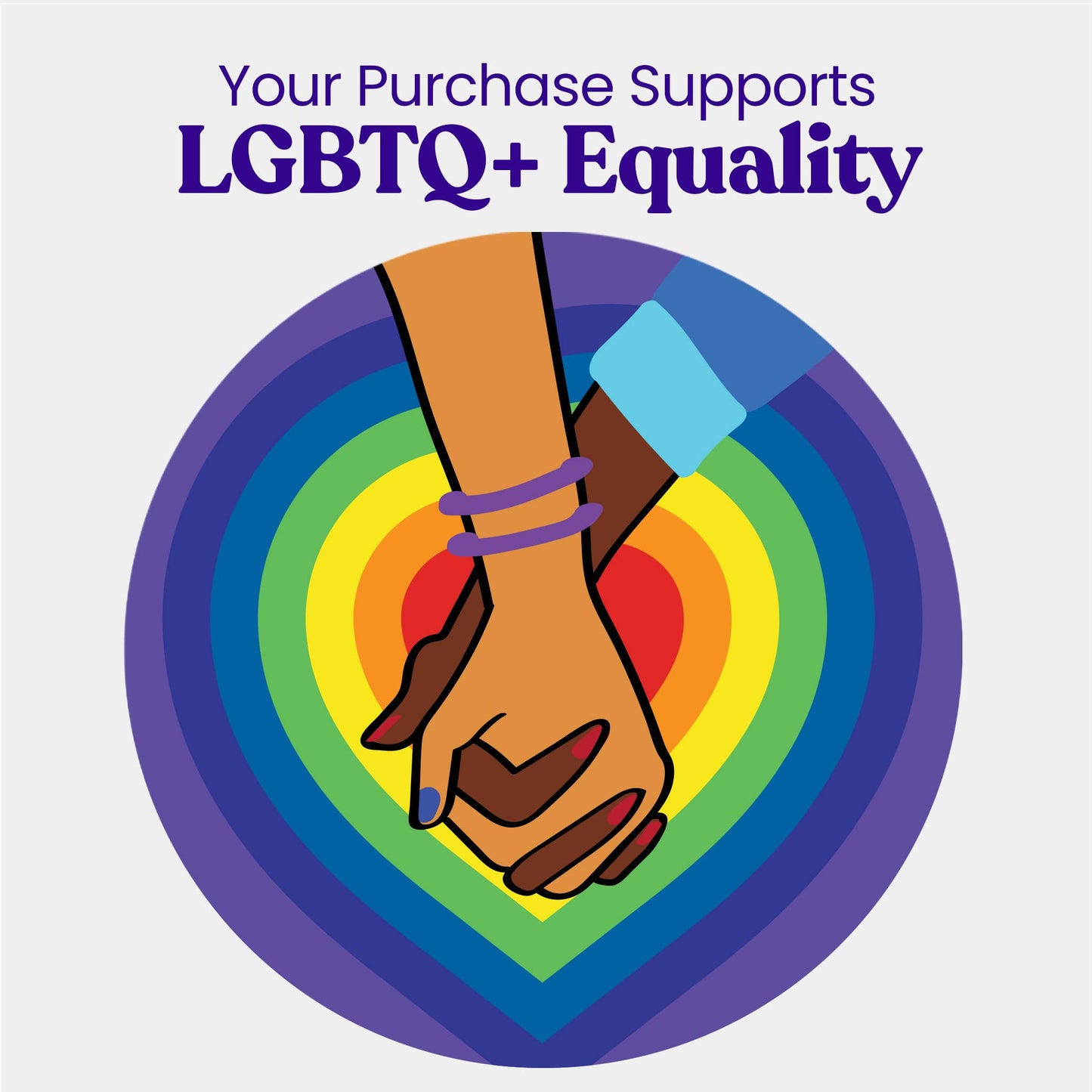 Bamboo Toothbrush for a Cause: LGBTQ Equality (Medium)