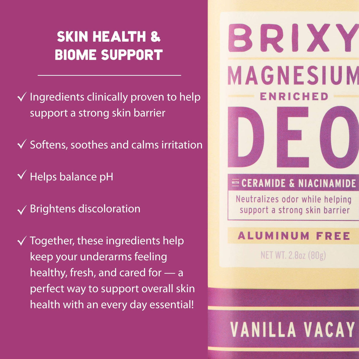 Aluminum Free Deodorant-Vanilla Vacay