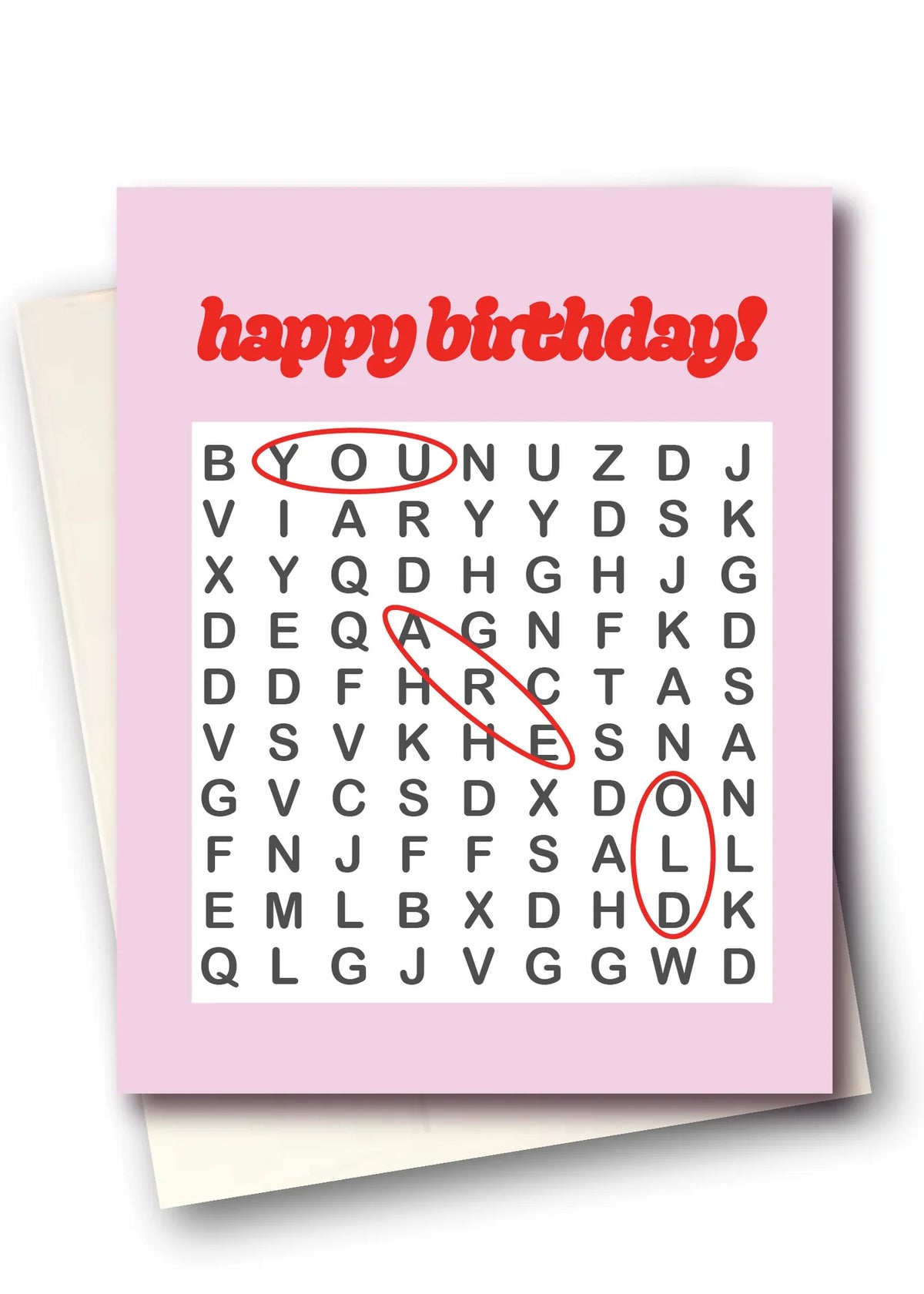 "You Are Old" Card