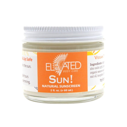 ELEVATED - Natural Zinc Sunscreen - Glass Jar