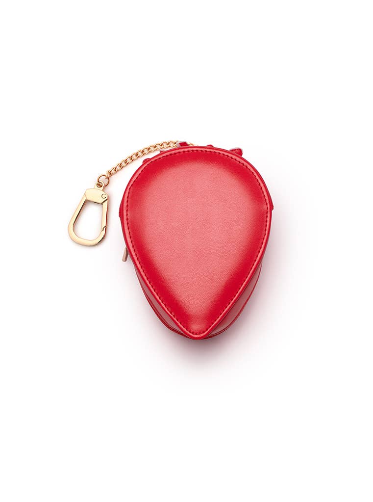 2-in-1 Bag Charm & Reusable Shopping Bag - Strawberry