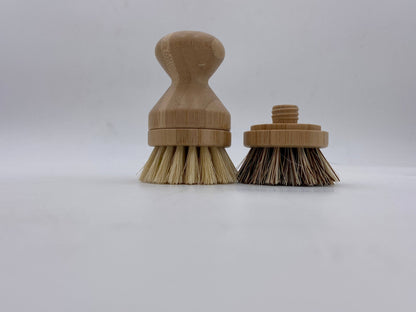 Bamboo Brush With Replaceable Head