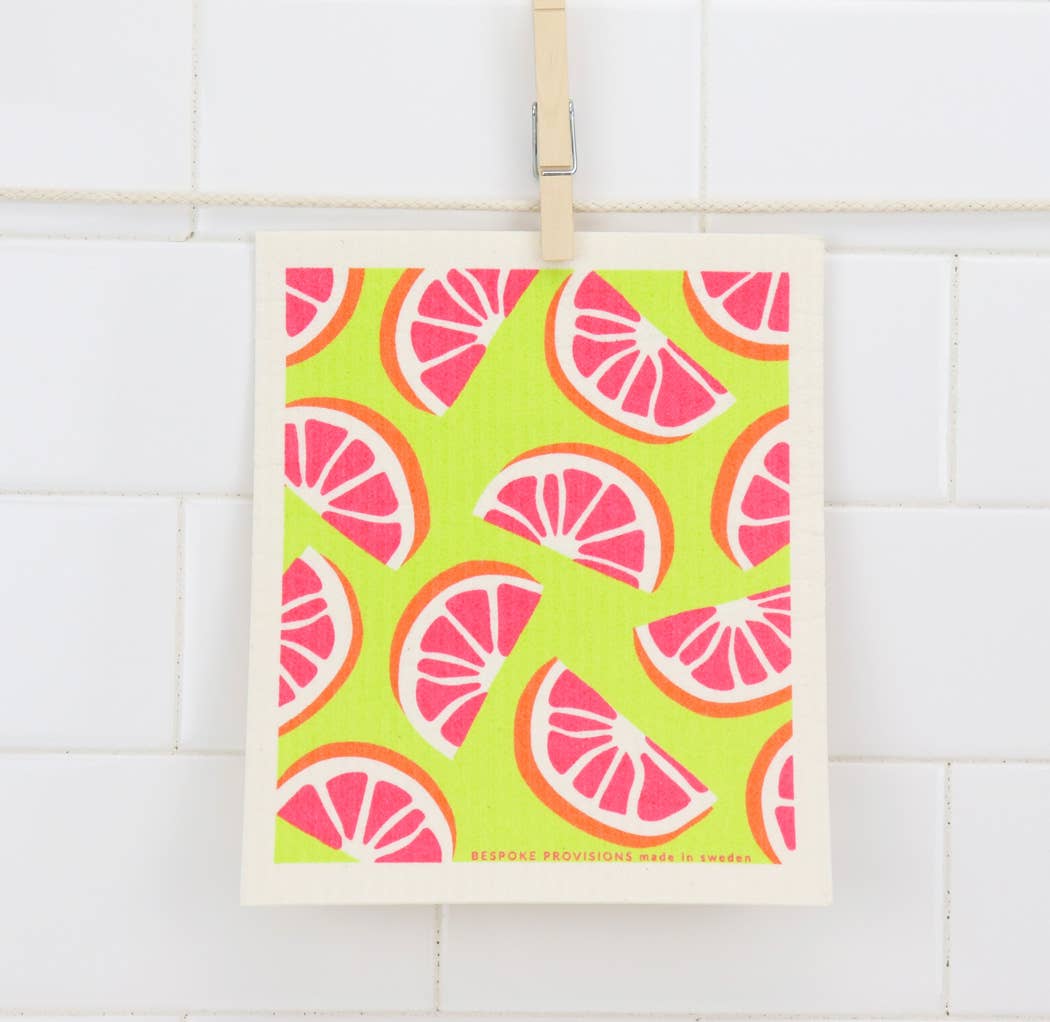 Eco Dishcloth - Pink Grapefruit