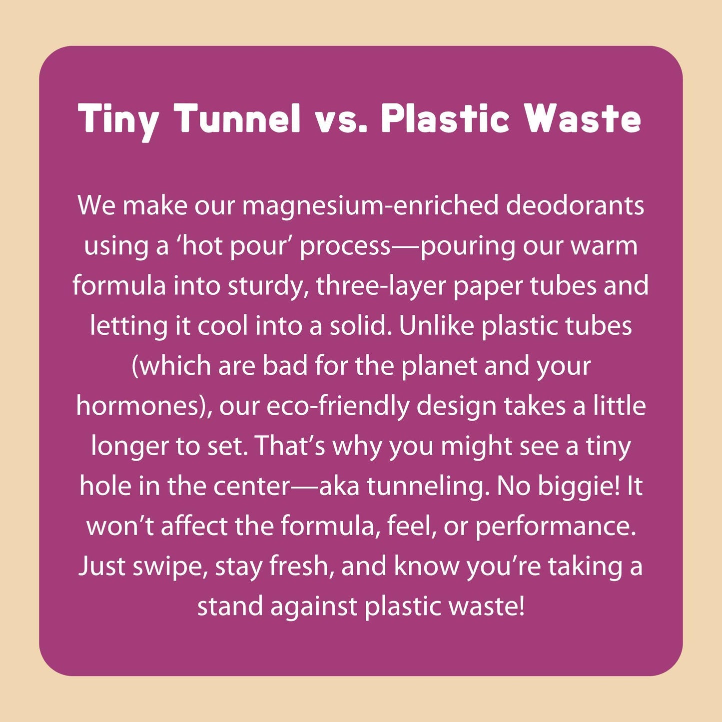 Aluminum Free Deodorant-Vanilla Vacay