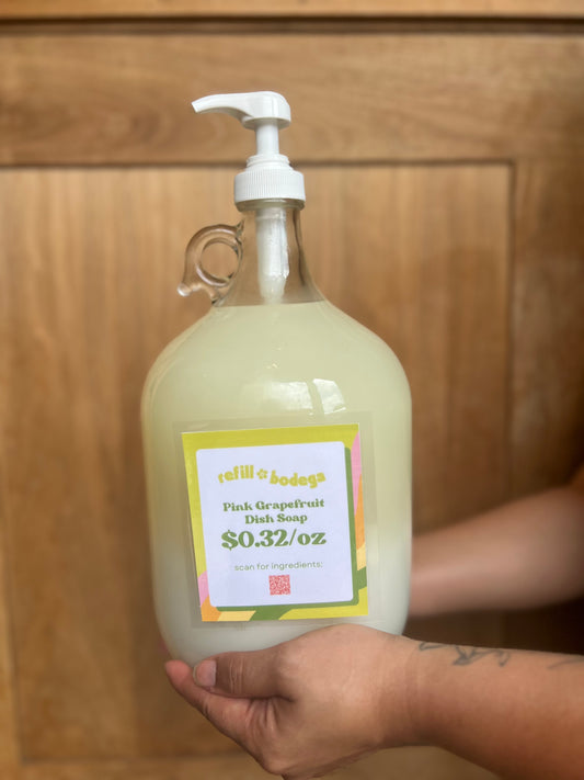 Liquid Dish Soap Refill- Pink Grapefruit