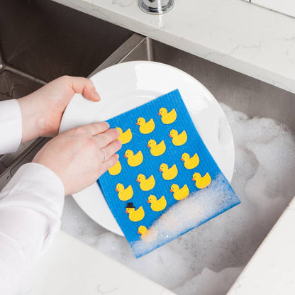 Eco Dishcloth - Rubber Duckies