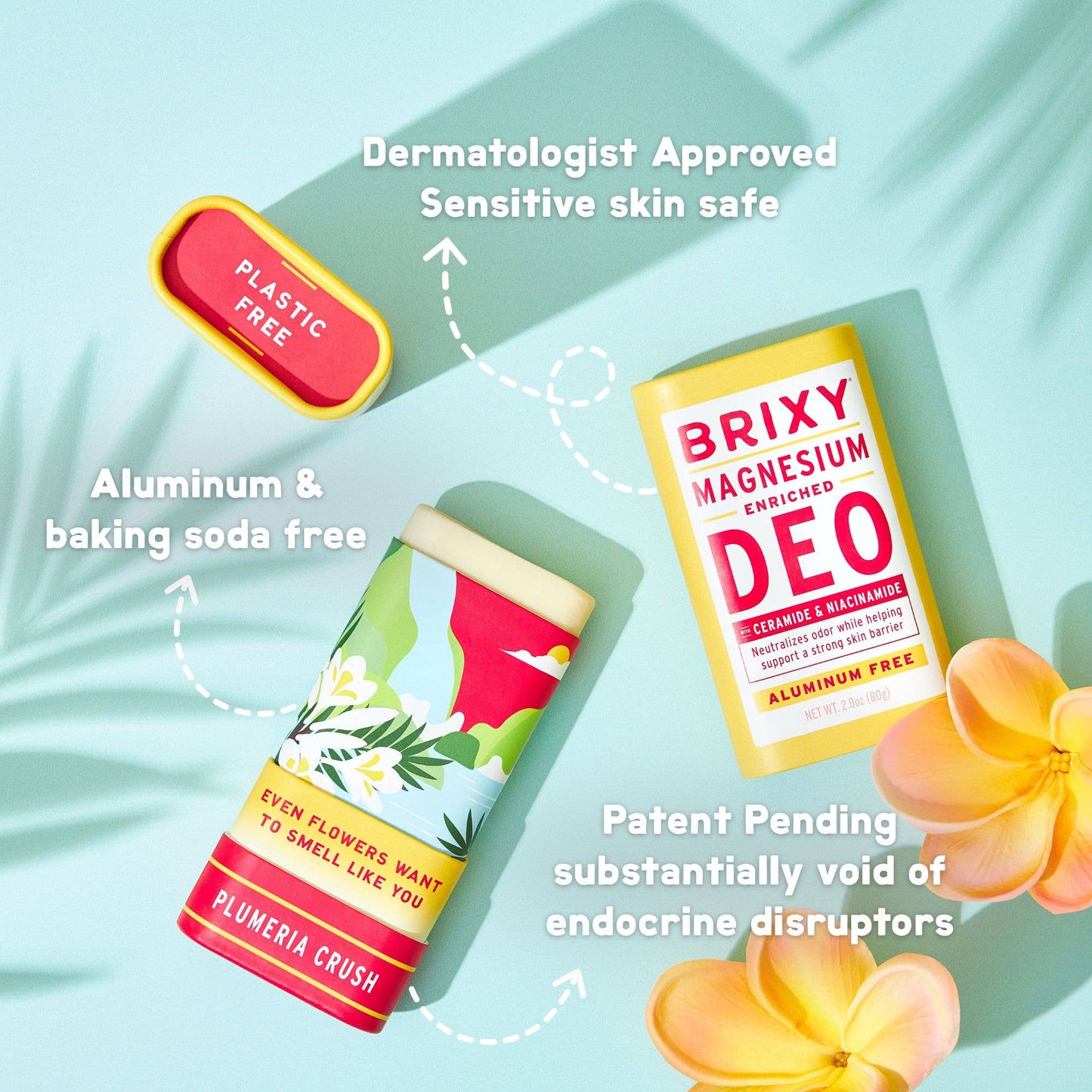 Aluminum Free Deodorant-Plumeria