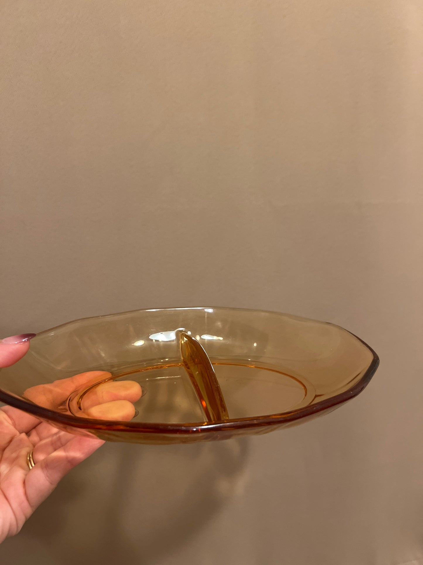 Yellow Glass Dish
