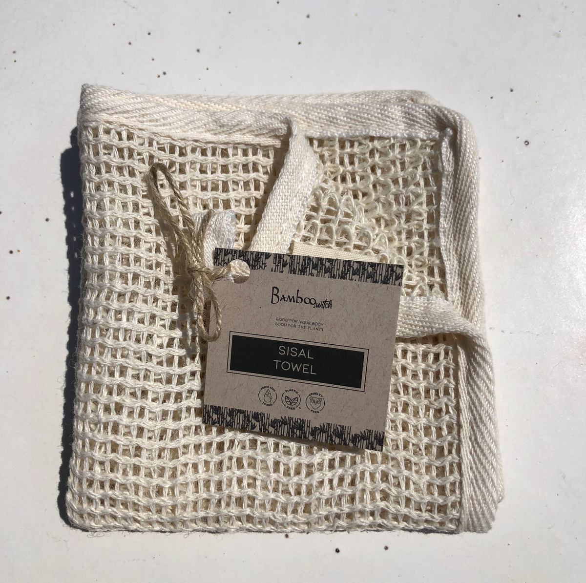 Sisal Exfoliating Body Towel | Wellness Bestseller