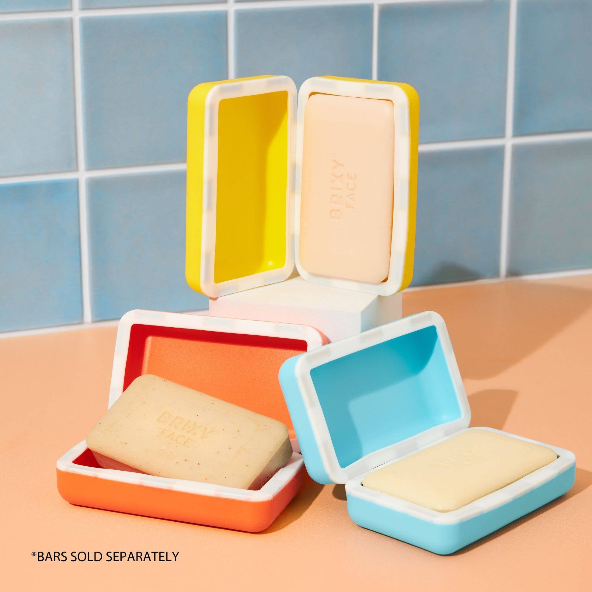 Beauty Bar Travel Case Set | 3 Containers + Cotton Mesh Bag