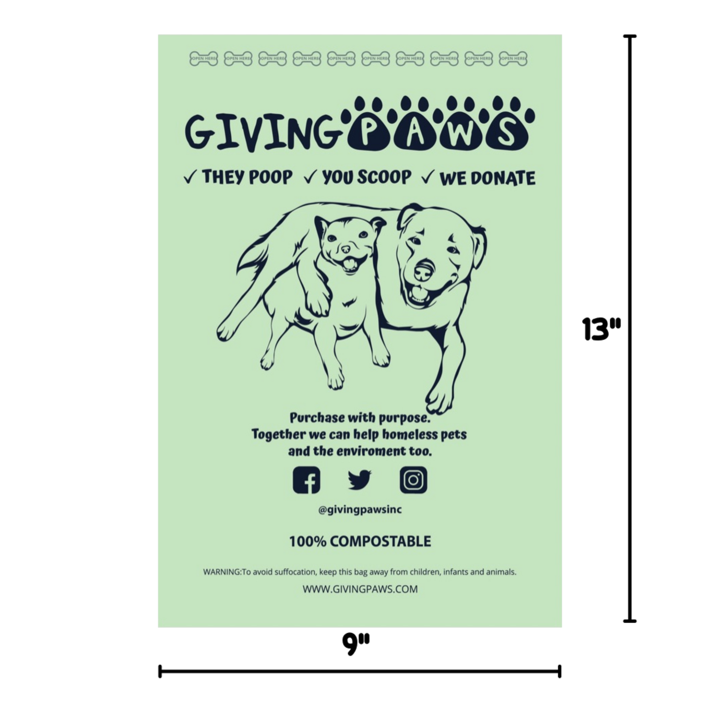 Compostable Dog Poop Bags