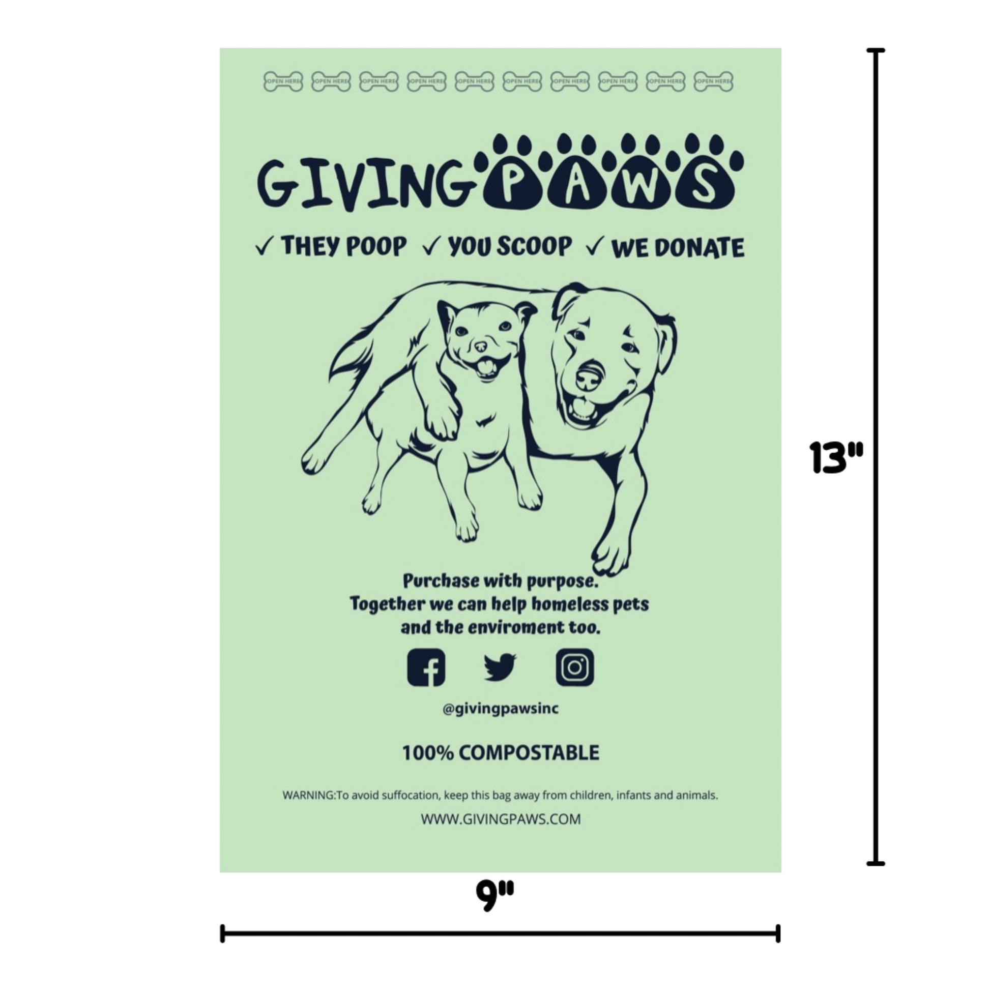 Compostable Dog Poop Bags