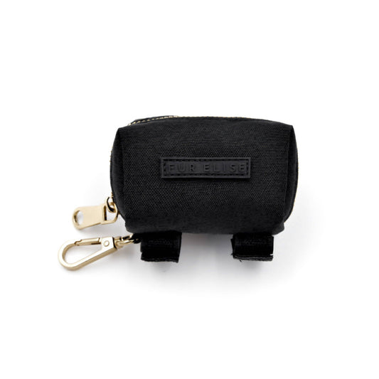 Le Poo Poop bag Pouch - Black