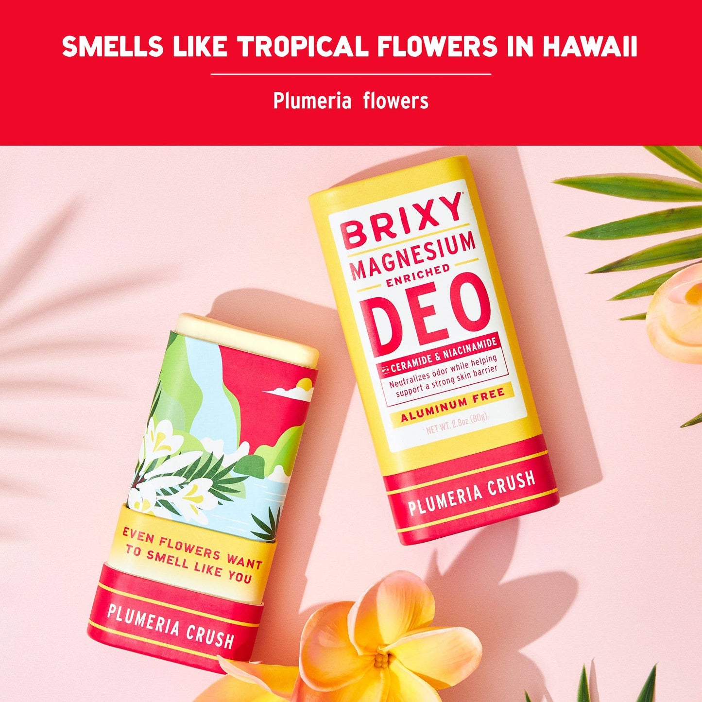 Aluminum Free Deodorant-Plumeria