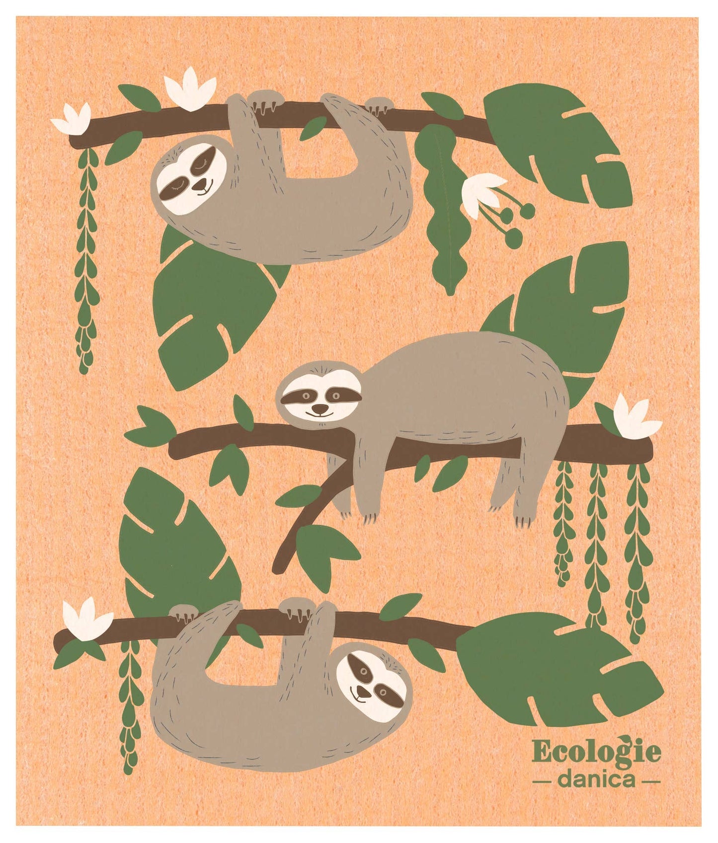 Eco Dishcloth - Sloths