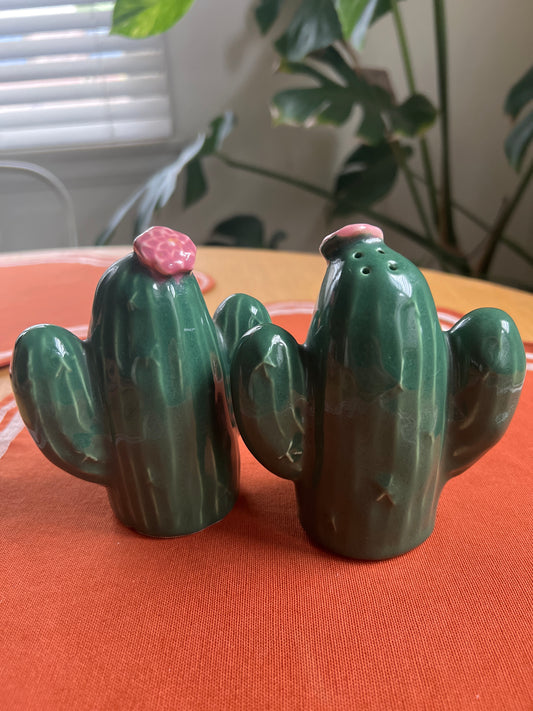 Cactus Salt & Pepper Shakers