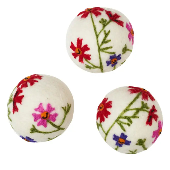 Wool Dryer Balls Wildflowers