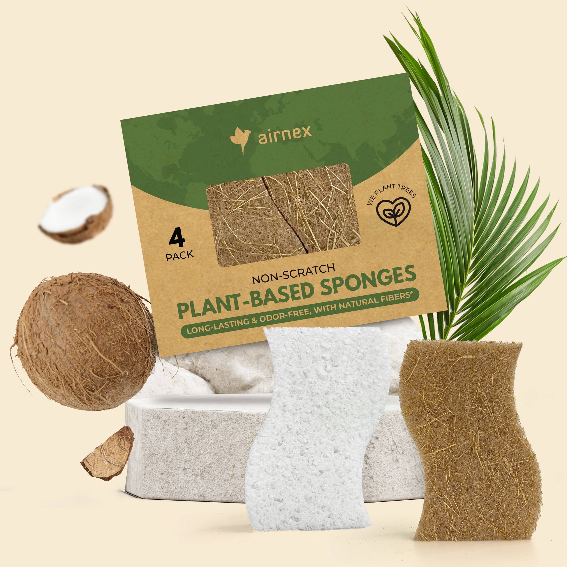 4-Pk Eco-Sponges
