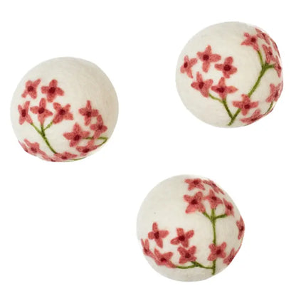Wool Dryer Balls Hydrangea