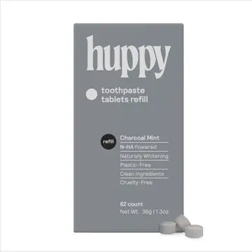 Fluoride-Free Toothpaste Tablets - Charcoal Mint