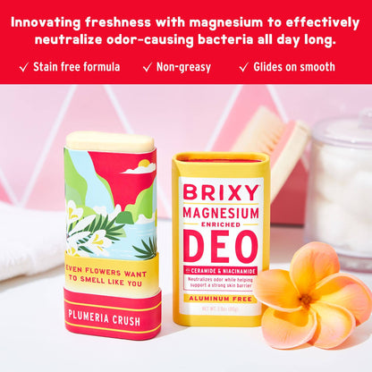 Aluminum Free Deodorant-Plumeria