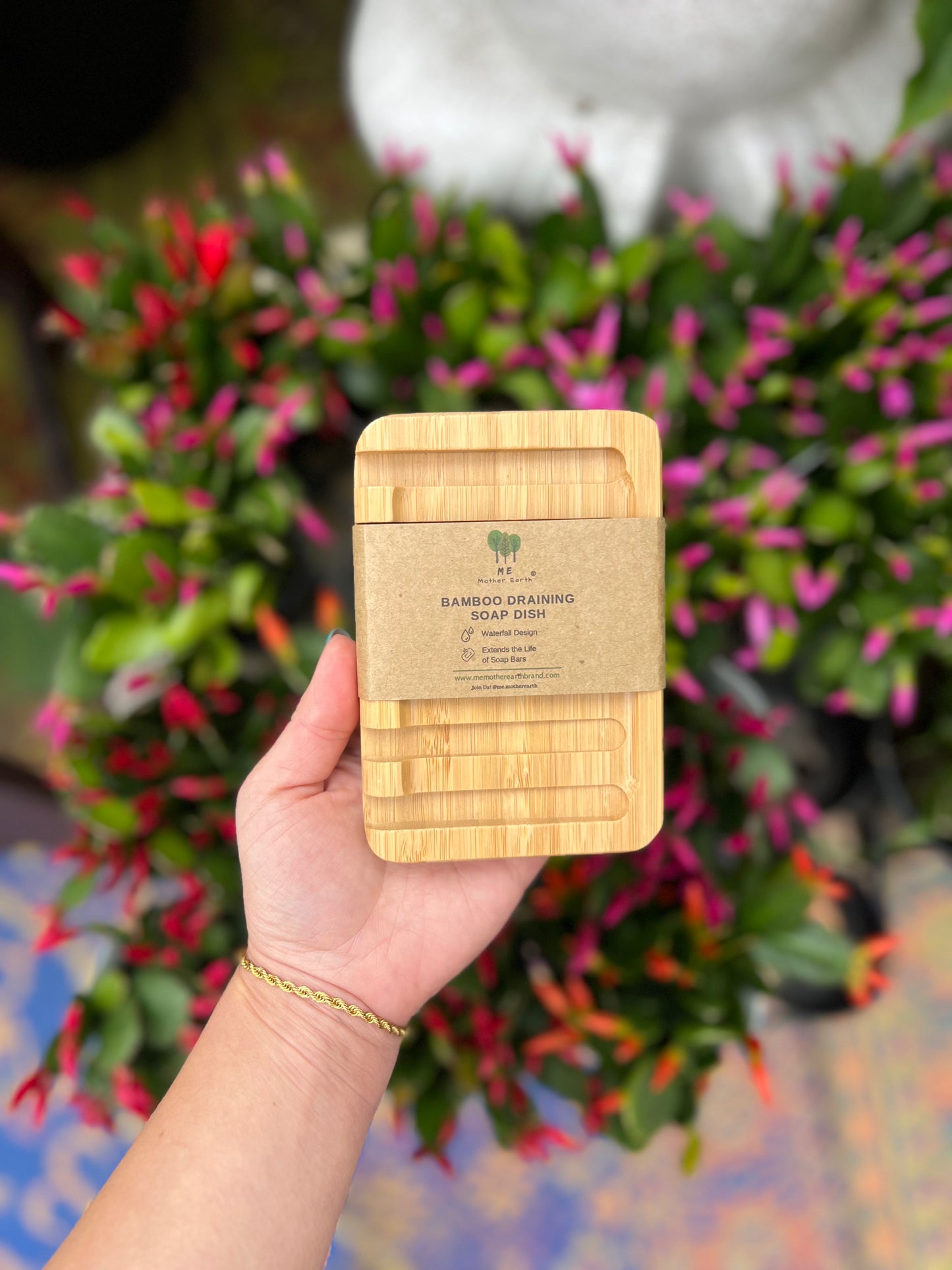 Soap Dish - Bamboo Draining