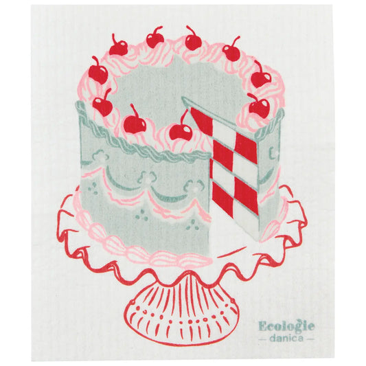 Eco Dishcloth - Birthday Cake