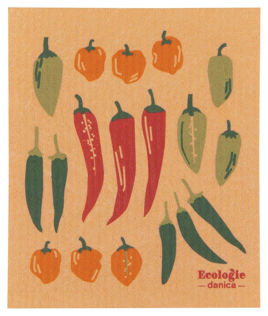 Eco Dishcloth - Chili Peppers