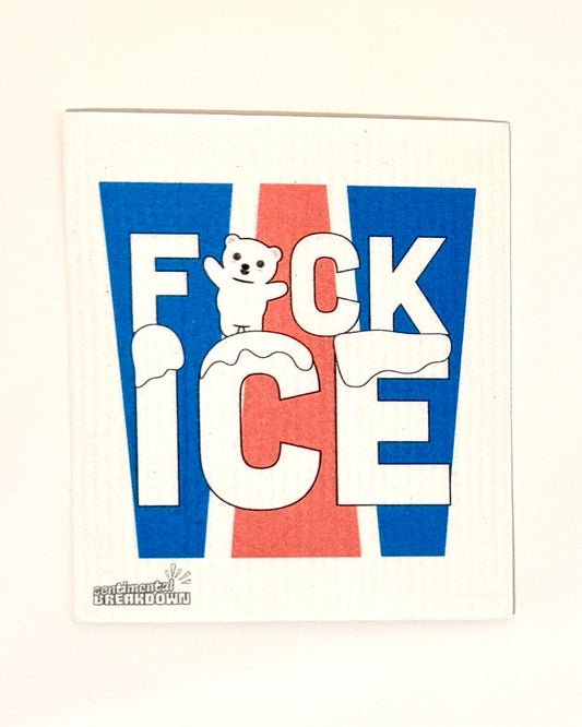 Eco Dishcloth - F*ck ICE