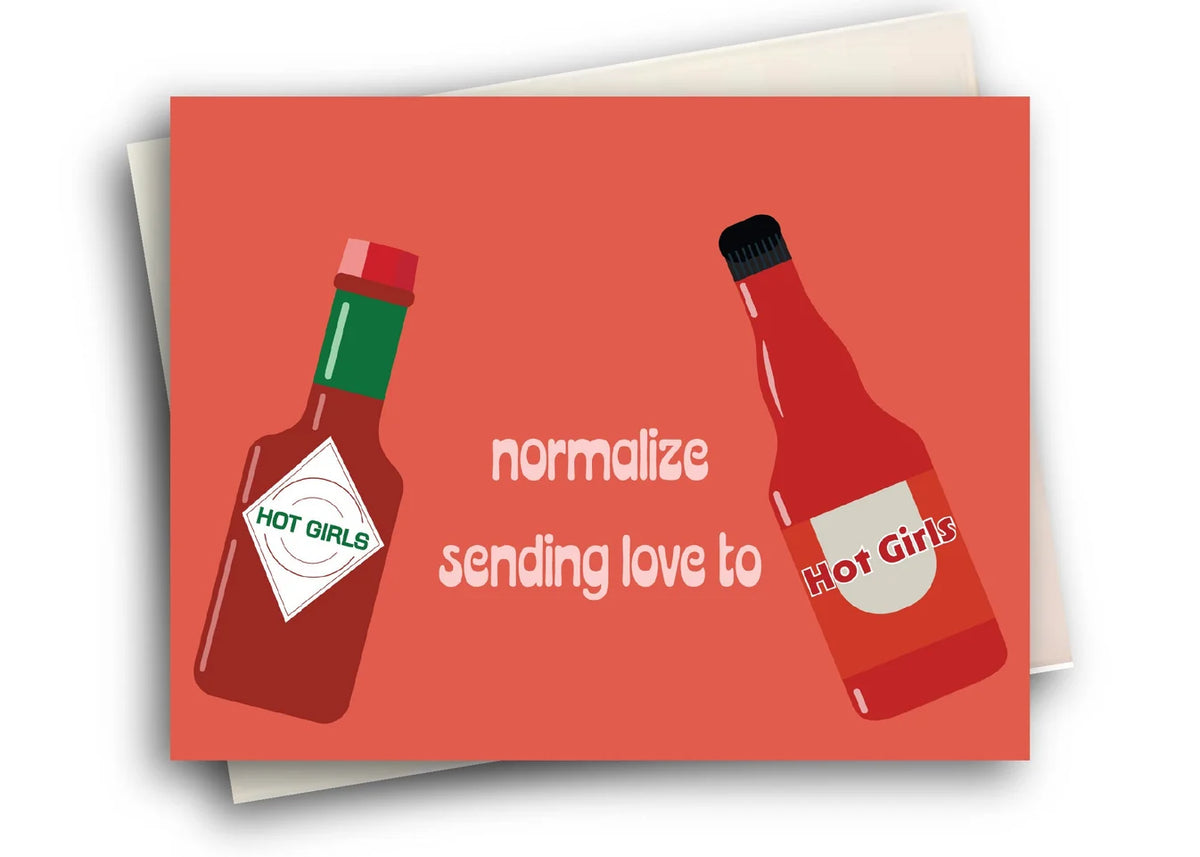 "Hot Girls" Card