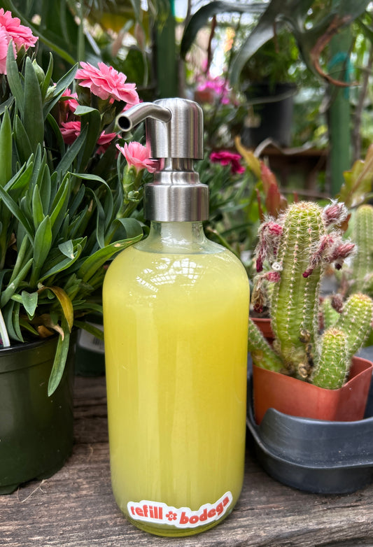 16oz Glass Soap Bottle