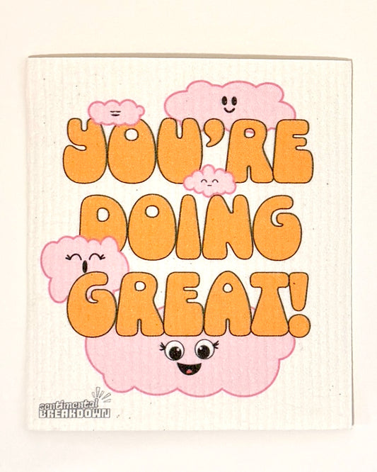 Eco Dishcloth - You're Doing Great