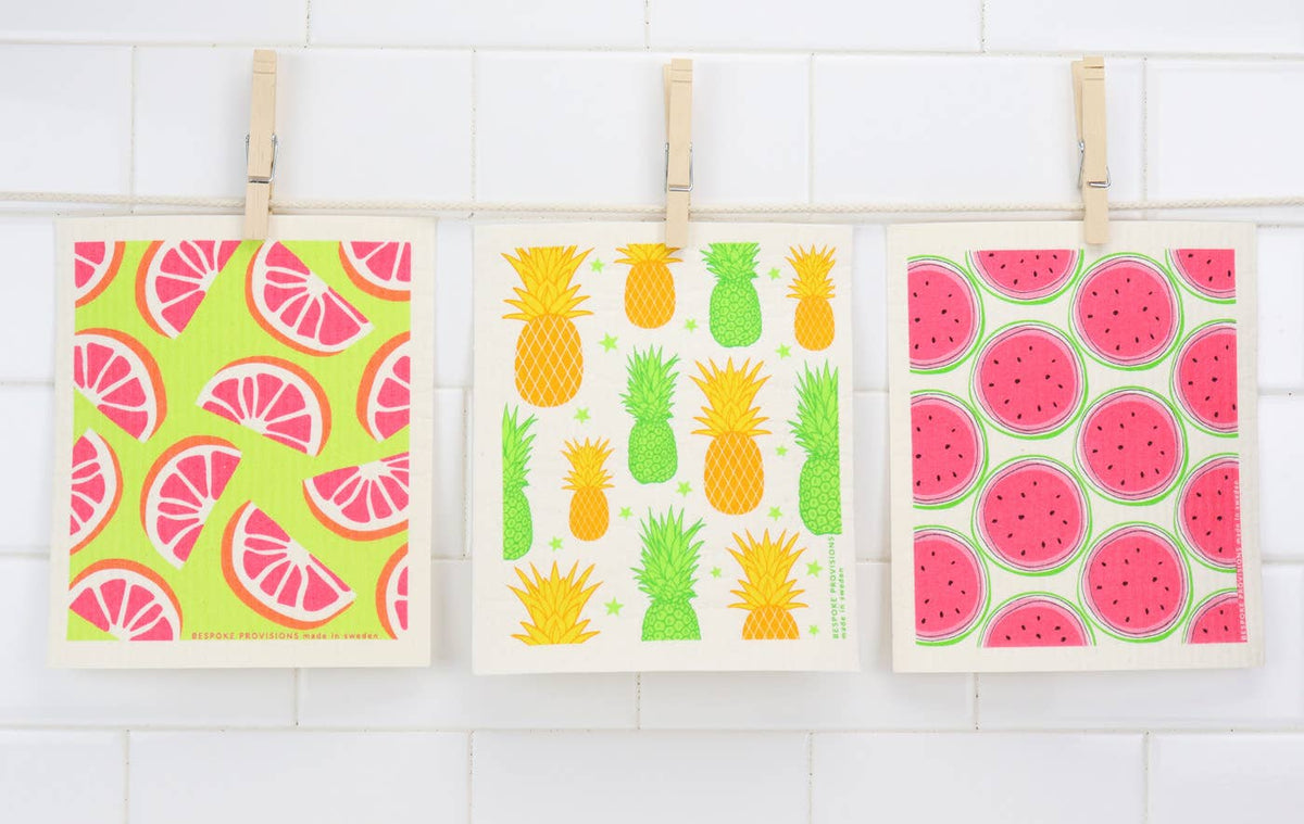 Eco Dishcloth - Pink Grapefruit